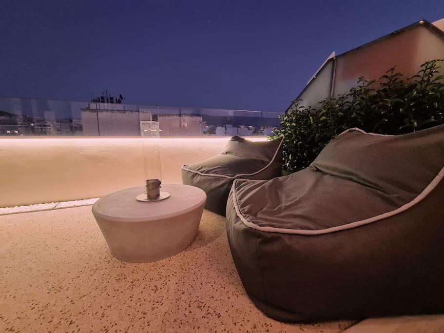 Heated Plunge Pool & Firepit Acropolis Penthouse Leilighet Athen Eksteriør bilde
