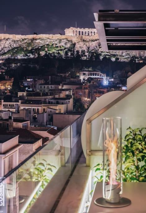Heated Plunge Pool & Firepit Acropolis Penthouse Leilighet Athen Eksteriør bilde